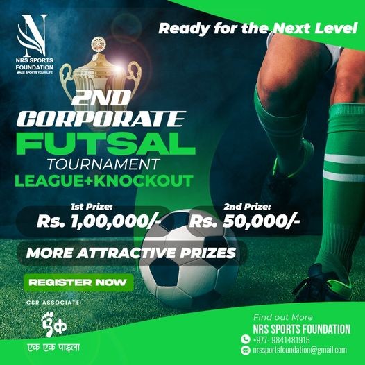 Register for Futsal Happening from 21 May 2022.
